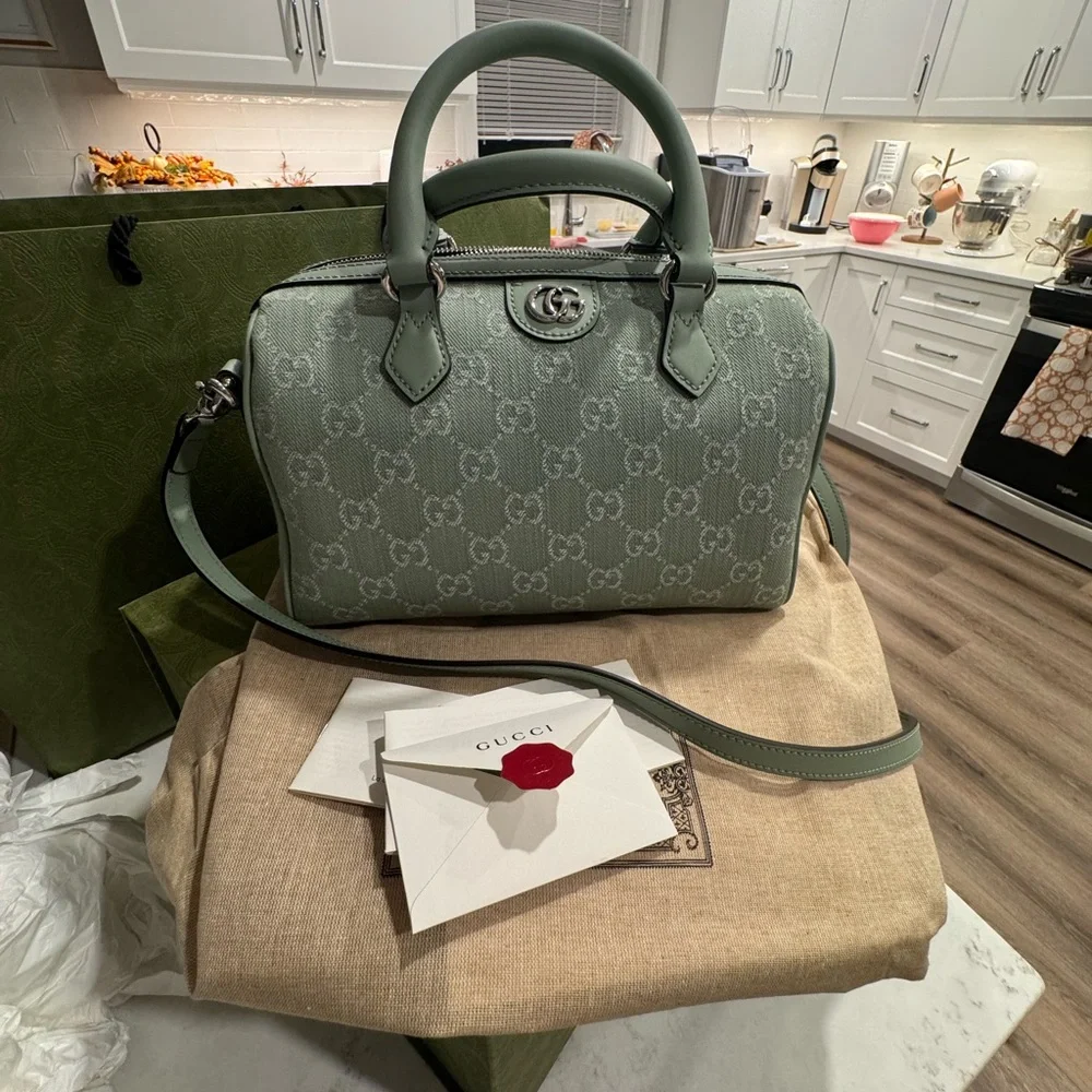 Brand New Gucci Green Handbag - Picture 1 of 10